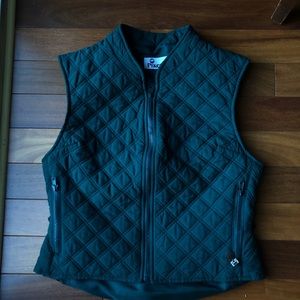 BRAND NEW Green PIKEUR quilted Riding vest